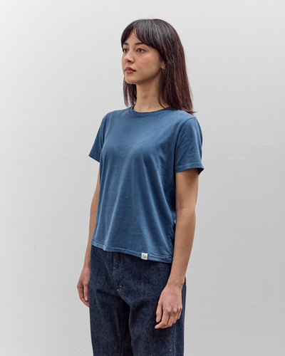 Merz b. Schwanen Soft Pima Cotton Women's T-Shirt, Indigo Color