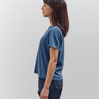 Merz b. Schwanen Soft Pima Cotton Women's T-Shirt, Indigo Color