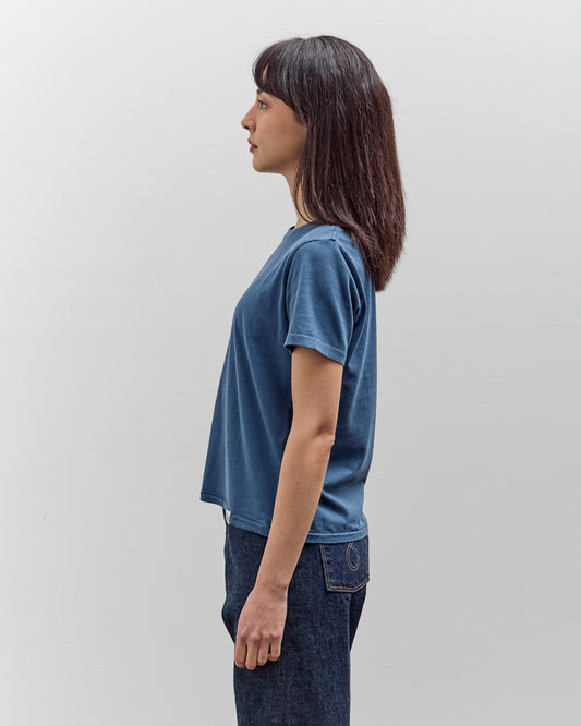 Merz b. Schwanen Soft Pima Cotton Women's T-Shirt, Indigo Color