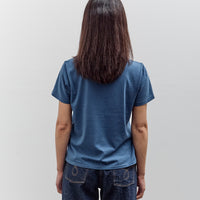 Merz b. Schwanen Soft Pima Cotton Women's T-Shirt, Indigo Color