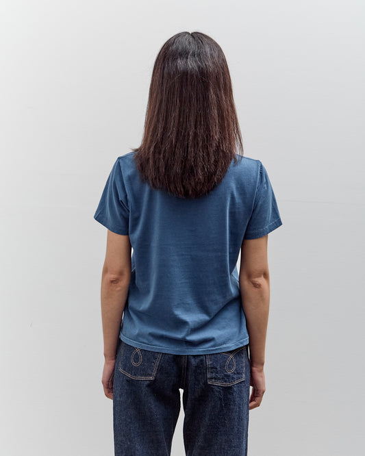 Merz b. Schwanen Soft Pima Cotton Women's T-Shirt, Indigo Color