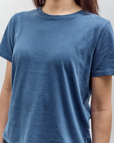 Merz b. Schwanen Soft Pima Cotton Women's T-Shirt, Indigo Color