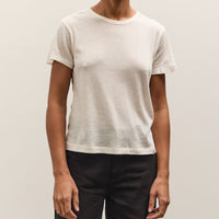 Merz b. Schwanen T-Shirt, Cotton / Cashmere, Nature