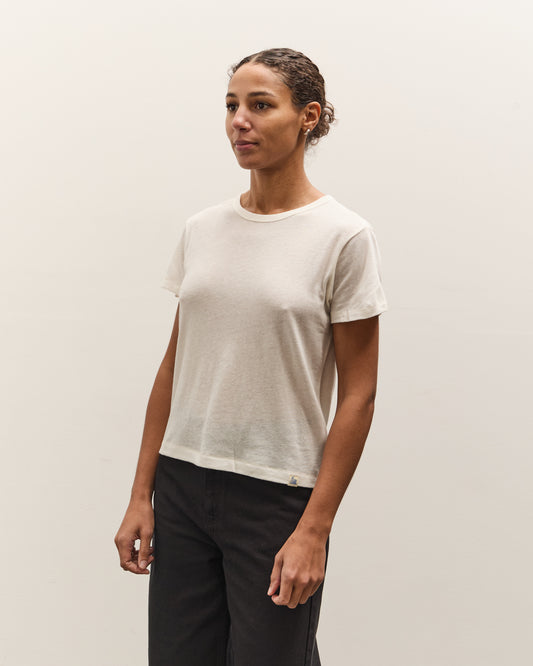 Merz b. Schwanen T-Shirt, Cotton / Cashmere, Nature