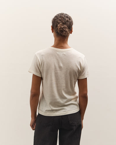 Merz b. Schwanen T-Shirt, Cotton / Cashmere, Nature