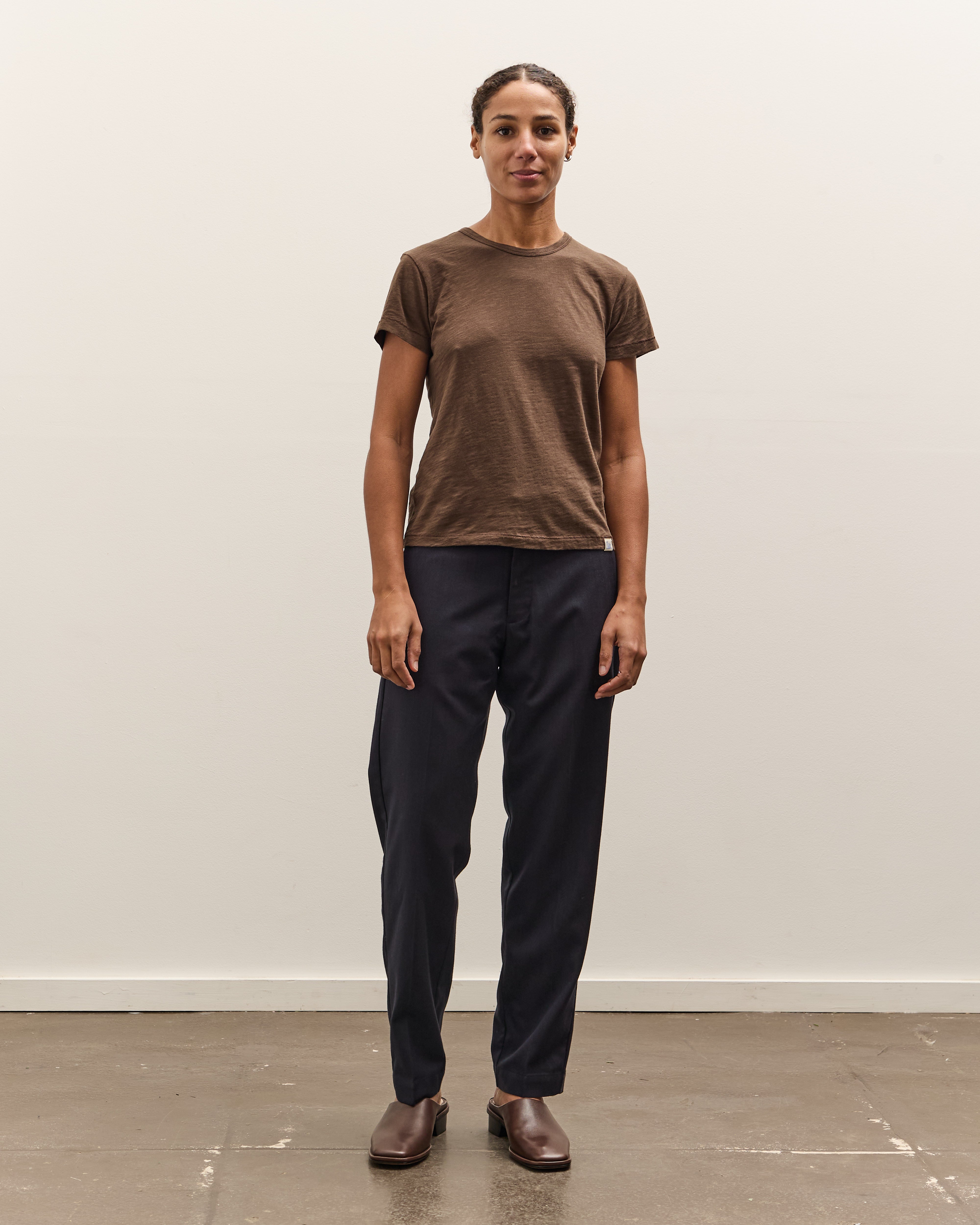 1955s Refined Wool Cotton Chino Pant, Dark Navy – Glasswing