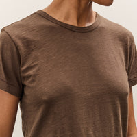 Merz b. Schwanen Pima Cotton T-shirt, Chocolate