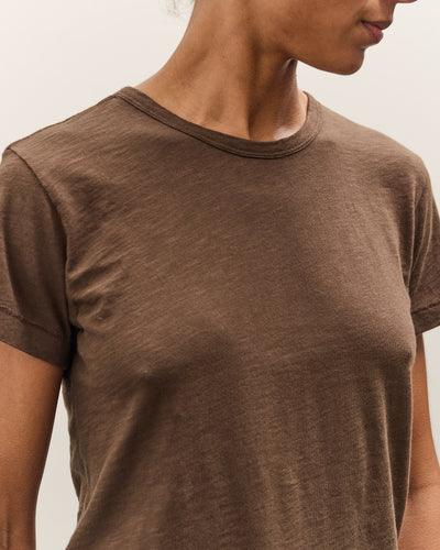 Merz b. Schwanen Pima Cotton T-shirt, Chocolate