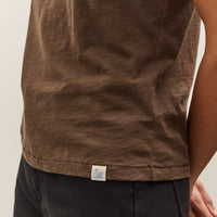 Merz b. Schwanen Pima Cotton T-shirt, Chocolate