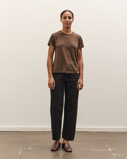 Merz b. Schwanen Pima Cotton T-shirt, Chocolate