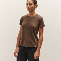 Merz b. Schwanen Pima Cotton T-shirt, Chocolate