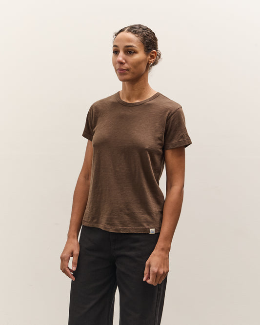 Merz b. Schwanen Pima Cotton T-shirt, Chocolate