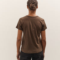 Merz b. Schwanen Pima Cotton T-shirt, Chocolate