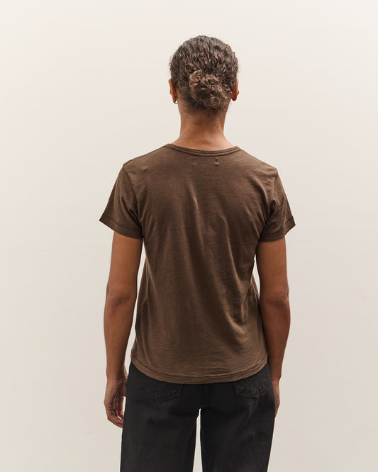 Merz b. Schwanen Pima Cotton T-shirt, Chocolate