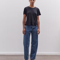Merz b. Schwanen Cotton-Cashmere T-Shirt, Deep Black