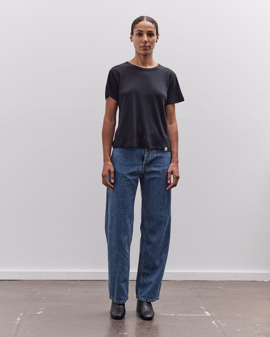 Merz b. Schwanen Cotton-Cashmere T-Shirt, Deep Black