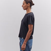 Merz b. Schwanen Cotton-Cashmere T-Shirt, Deep Black