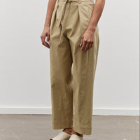 Mijeong Park Belted Barrel Leg Pants, Camel