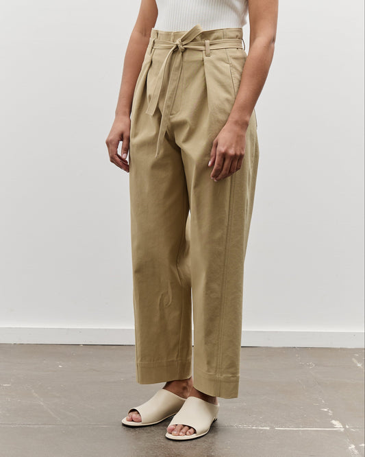 Mijeong Park Belted Barrel Leg Pants, Camel
