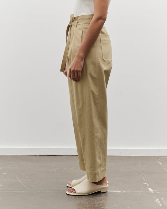Mijeong Park Belted Barrel Leg Pants, Camel
