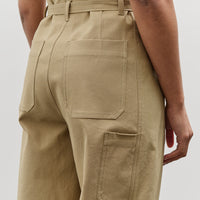 Mijeong Park Belted Barrel Leg Pants, Camel
