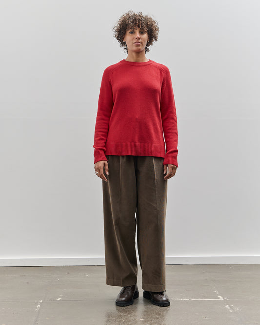 Mijeong Park Cashmere Blend Crewneck, Red