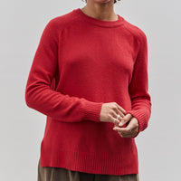 Mijeong Park Cashmere Blend Crewneck, Red