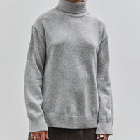 Mijeong Park Cashmere Blend High Neck Knit, Gray