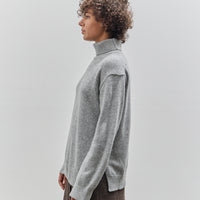 Mijeong Park Cashmere Blend High Neck Knit, Gray