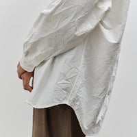 Mijeong Park Crinkled Oversized Shirt, White