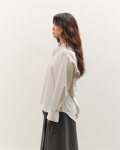 Mijeong Park Asymmetric Cotton Shirt, White