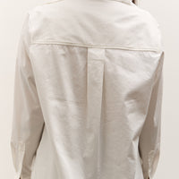 Mijeong Park Asymmetric Cotton Shirt, White
