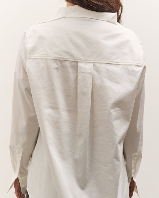 Mijeong Park Asymmetric Cotton Shirt, White