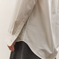 Mijeong Park Asymmetric Cotton Shirt, White