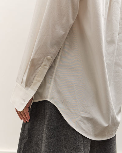 Mijeong Park Asymmetric Cotton Shirt, White