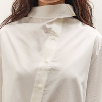 Mijeong Park Asymmetric Cotton Shirt, White