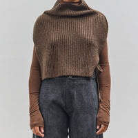 Mijeong Park Neck Warmer, Olive Brown