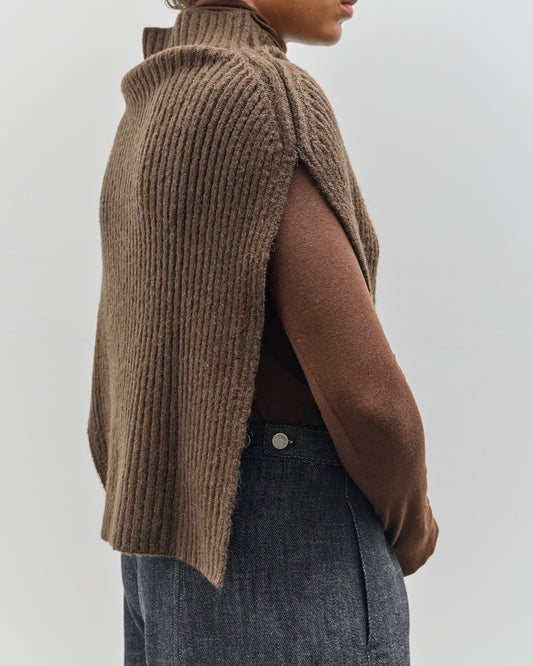 Mijeong Park Neck Warmer, Olive Brown