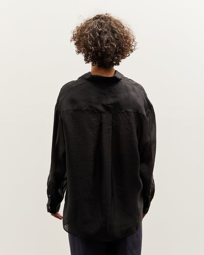 Mijeong Park Organza Sheer Blouse, Black