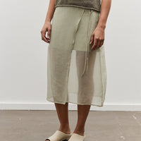 Mijeong Park Organza Wrap Skirt, Light Green