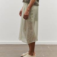 Mijeong Park Organza Wrap Skirt, Light Green