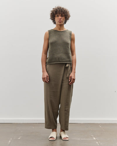 Mijeong Park Wrap Pants, Olive