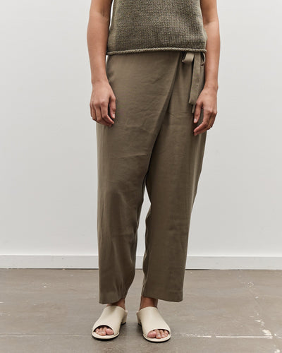Mijeong Park Wrap Pants, Olive