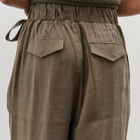 Mijeong Park Wrap Pants, Olive