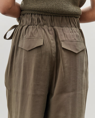 Mijeong Park Wrap Pants, Olive