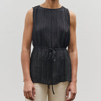 Mijeong Park Pleated Top, Black