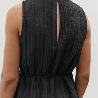 Mijeong Park Pleated Top, Black