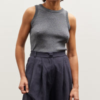 Mijeong Park Ribbed Knit Tank, Grey