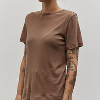 Mijeong Park Ribbed T-Shirt, Camel