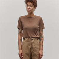 Mijeong Park Ribbed T-Shirt, Camel